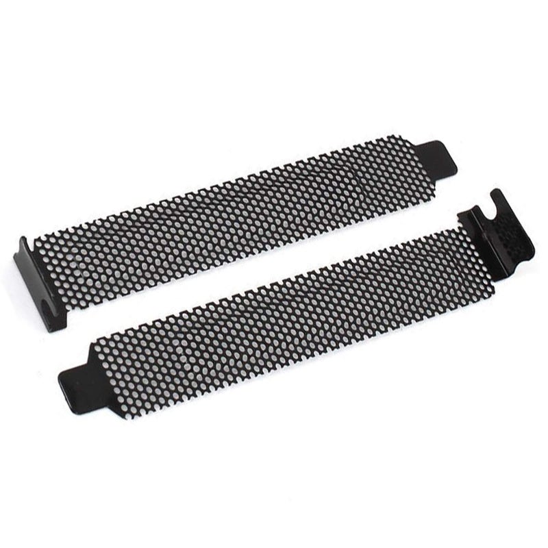 Maxmoral 10pcs Vented PCI Slot Cover Ventilation Deflector PC Computer Case Cooling Fan Dust Filter Blanking Plate - Image 2